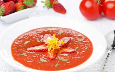 Gazpacho de Tomates et Fraises