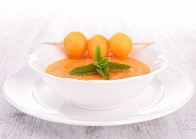 Soupe glacée de Melon